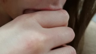 She Is On The Knees Doing Her Job! Sensual Blowjob POV! FullHD!