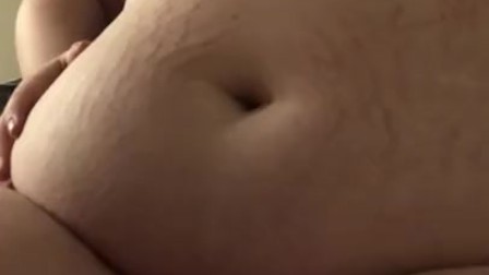 BIG WET BURPS AND BELLY PLAY FROM DIGESTING BBW BELLY!