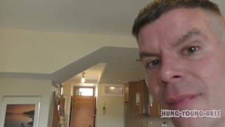 shoots in arse n mouth & over Stunning Bio boys 9" cock 2 fuck him BB HARD