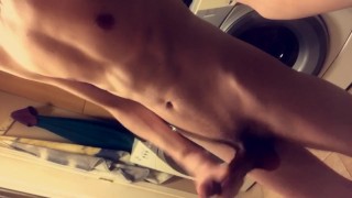 Jerking off late at night