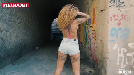 Tattoed latina Beauty Venus Afrodita fucked on old stairs #LETSDOEIT