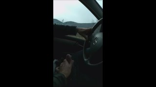 in Dad's car, I have to give Mommy's friend a ride ... that whore