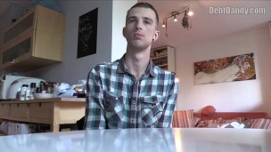 DEBT DANDY 271 - Nerdy Twink In A Plaid Shirt Couldn't Say No To A Big Cash Offer