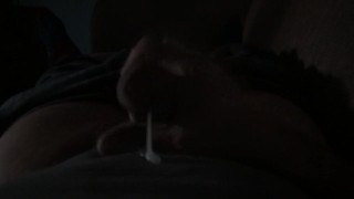 Bored jacking off