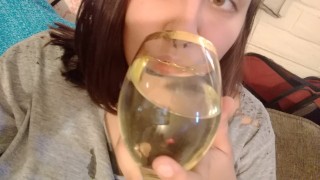 Pouring piss all over myself!!! I drank some too hehehe