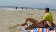 REAL AMATEUR PUBLIC HANDJOB RISKY ON THE BEACH !!! PEOPLE WALKING NEAR... Porn Videos