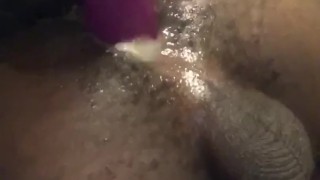 Gaping from dildo play