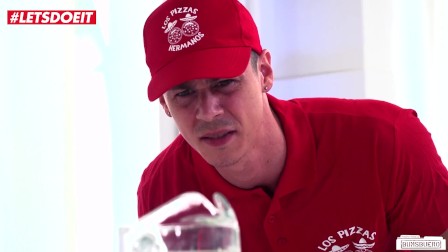 Stunning German Secretary Fucks Pizza Guy #LETSDOEIT