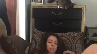 Little stepcousin masturbating