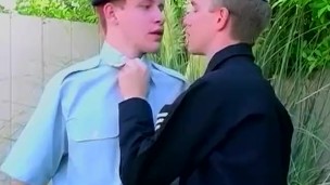 Army twinks in uniform are ready for hardcore drilling