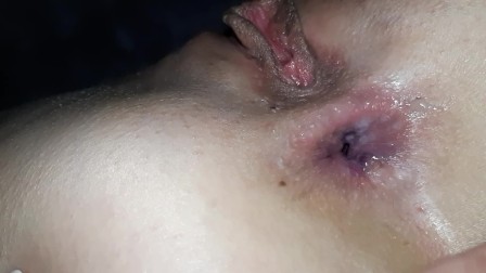 Her first time anal!  anal creampie.