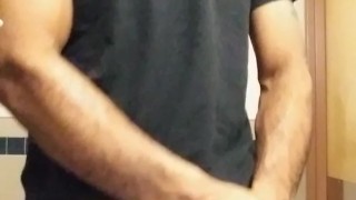 Mall Restroom Jerk Off