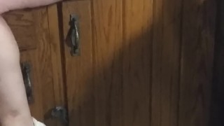 Teen cucumber masturbation in sorority kitchen after watching pornhub
