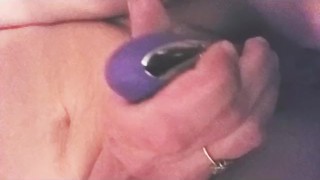 Slutwife Mary Chaffee takes two toys and a cock for a deep fucking