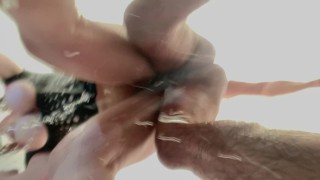 Ginger Redhead PAWG Big Natural Boobs | Shower Piss & Fucking Bouncing Tits