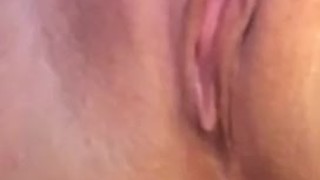 Close up pussy getting played with
