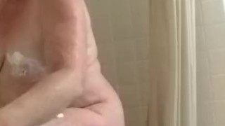 Shower time, plus pussy shaving