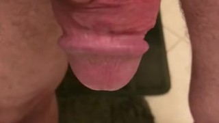 Morning piss in slow motion 4K