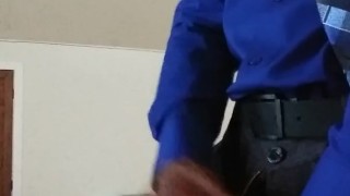 Hot Guy In Suit Jerks Off And Cums