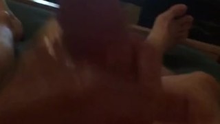 Late night stroking with lots of cum shots