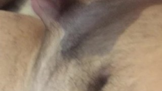 Uncut Cock Cumming on Stomach