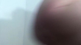 Carlycurvy striptease in green micro bikini thong