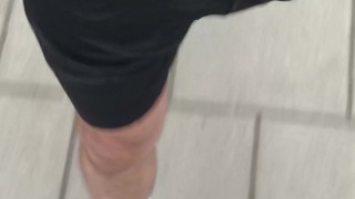 BULGING Out Of THOSE SHORTS ** Ball Stretcher ON **