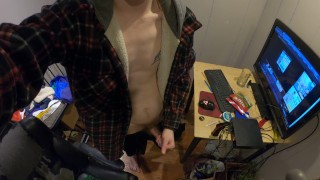 Str8 COLLEGE CUMSHOT [onlyfans.com/Flint-Wolf]
