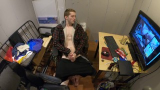 Str8 Redneck Caught Watching Gay Porn [please join the fanclub]