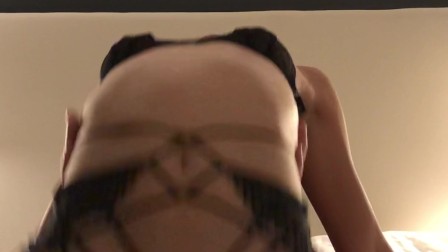 NEW YEARS HOTEL SEX WITH 19 YR OLD asian teen IN SKIMPY LINGERIE