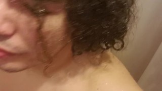 Genitaliusprime-Barely legal latino teen boy jerks off big dick in shower
