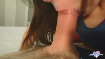 Cum Twice Inside My Mouth & I Swallow it - Double Oral Creampie