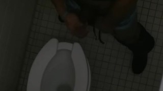 Caught Jerking Off In Public Bathroom