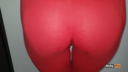 Cumming in My Yoga Pants and Pull Them Up - amateur Nicky Mist 4K