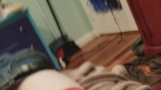 Huge cumshot on stomach clip (Solo)
