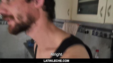 LatinLeche - Cute Punk Slurps Two Straight Cocks For Cash