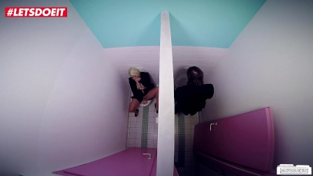 LETSDOEIT - German SECRETARY Celina Davis Fucked by BOSS On The Toilet