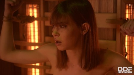 XXX ass fucking in the sauna makes submissive Redhead Alexa Nova scream