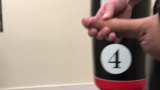 wearing LATEX SUIT at the Boxing Club ** Cumshot **