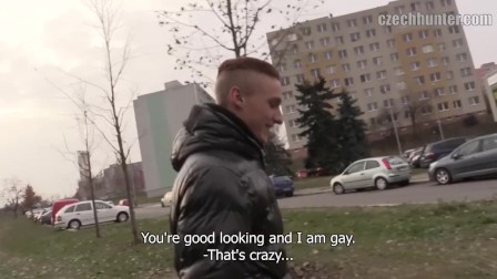 CZECH HUNTER 392 -  Ginger Head Twink Is Willing To Get Drilled For Cash