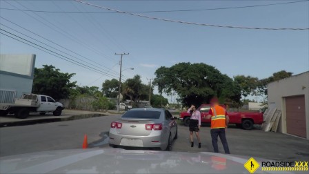 Roadside - Alexa trades a blowjob & sex for a ride home