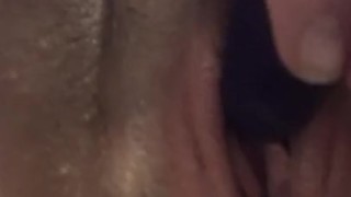 Playing with my pussy in the shower