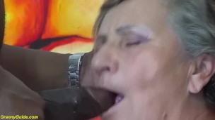 80 years old granny first time interracial fucked