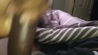 Stroking my big dick