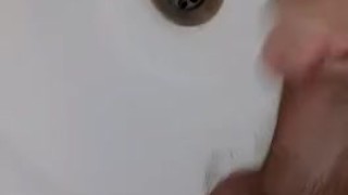 Cumming in work's hands sink