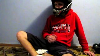 Jerk on my helmet