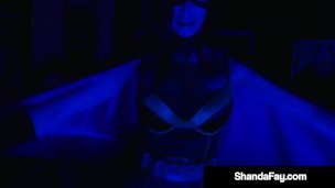 Cosplay Bat Babe Shanda Fay Is Ass Packed To Orgasm!