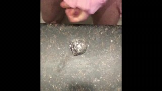 Sissy Reacting to a Training Video! CD Cumslut Fills Shot Glass