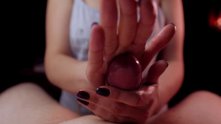 Happy unicorn loves to give you a SENSUAL POV HANDJOB with OIL 4K 2160p