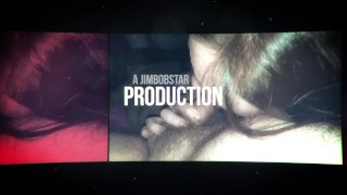 Jimbob's chubby pregnant wifey sucking 2 dicks w/ scallylad Mr Foxy